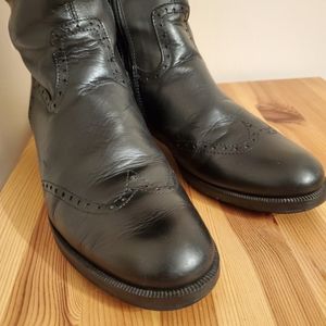 Aldo Tall Leather Brogue Boots